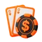 Dos cartas que suman veintiuno